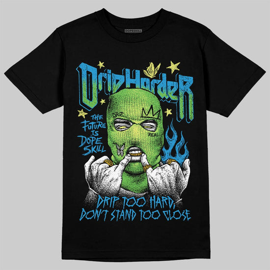 Royal Blue Sneakers DopeSkill T-Shirt Drip Harder Graphic Streetwear - black