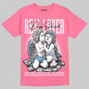 Jordan 3 GS “Cobalt Bliss” DopeSkill T-Shirt Real Lover Graphic Streetwear - Safety Pink