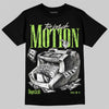 Foamposite One "Phantom/Barely Volt" DopeSkill T-Shirt Too Much Motion Graphic Streetwear - Black