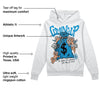 Military Blue 4s DopeSkill Hoodie Sweatshirt Money Bag Coming Up Graphic