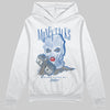 Jordan 12 “Blueberry” DopeSkill Hoodie Sweatshirt Money Talks Graphic Streetwear - White