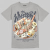 Jordan 11 Cool Grey DopeSkill T-Shirt Whippin Graphic Streetwear  Gravel