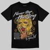 Jordan 5 'Tokyo' DopeSkill T-Shirt Never Stop Hustling Graphic Streetwear - Black