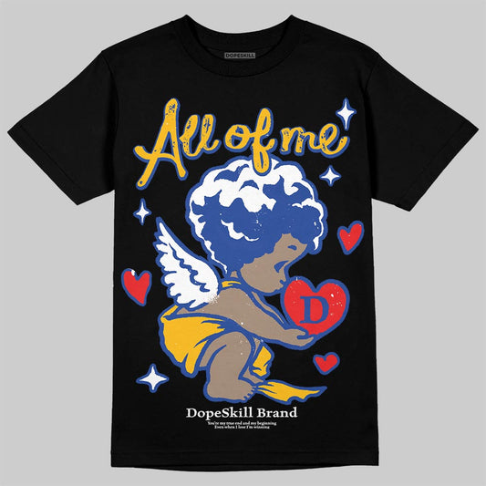 Royal Blue Sneakers DopeSkill T-Shirt All Of Me Graphic Streetwear - Black