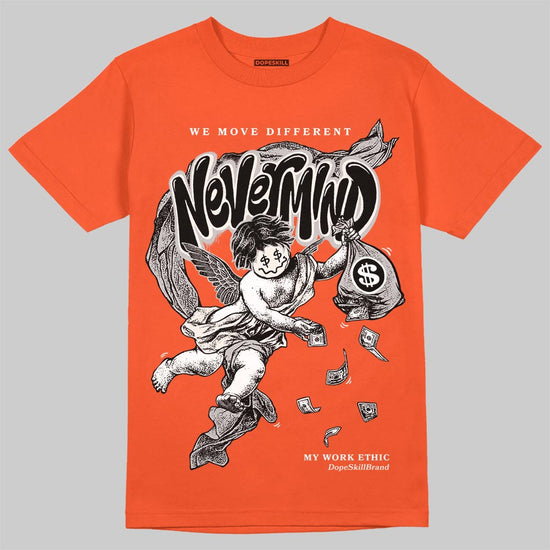 Jordan 1 Retro High OG Shattered Backboard (2025) DopeSkill T-Shirt Nevermind Graphic Streetwear - Orange