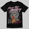 Jordan 3 “Wings” DopeSkill T-Shirt Never Stop Hustling Graphic Streetwear - Black