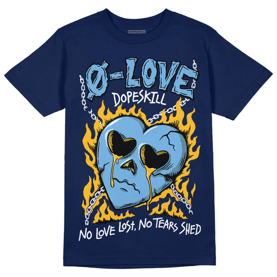 Jordan 1 High OG “First in Flight” DopeSkill Navy T-shirt Crying Heart Graphic Streetwear