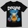 Royal Blue Sneakers DopeSkill T-Shirt Endeavor Graphic Streetwear - Black