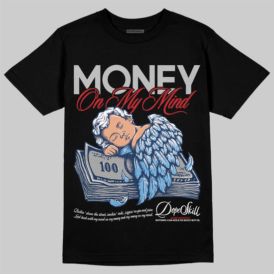 Jordan 4 SB “Summit White/Navy” DopeSkill T-Shirt MOMM Graphic Streetwear - Black