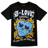 Jordan 1 High OG “First in Flight” DopeSkill T-Shirt Crying Heart Graphic Streetwear - Black