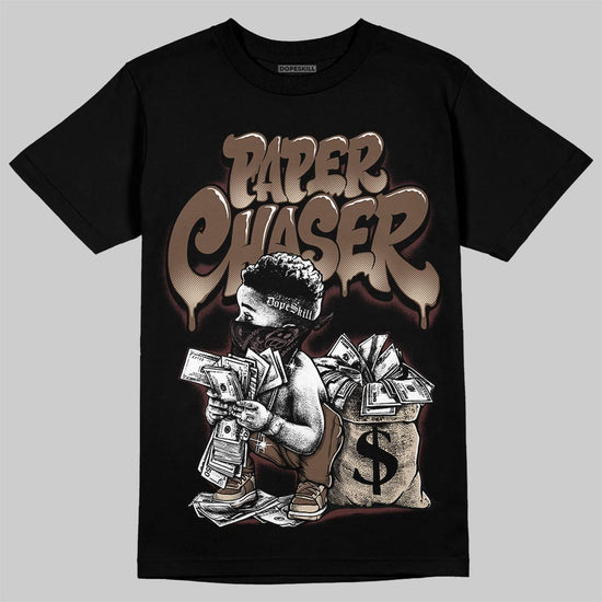 A Ma Maniére x Air Jordan 4 “Dark Mocha” DopeSkill T-Shirt Paper Chaser Boy Graphic Streetwear - Black