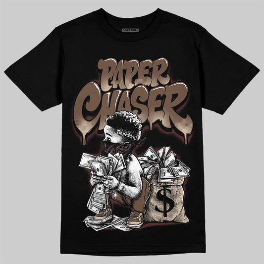 A Ma Maniére x Air Jordan 4 “Dark Mocha” DopeSkill T-Shirt Paper Chaser Boy Graphic Streetwear - Black