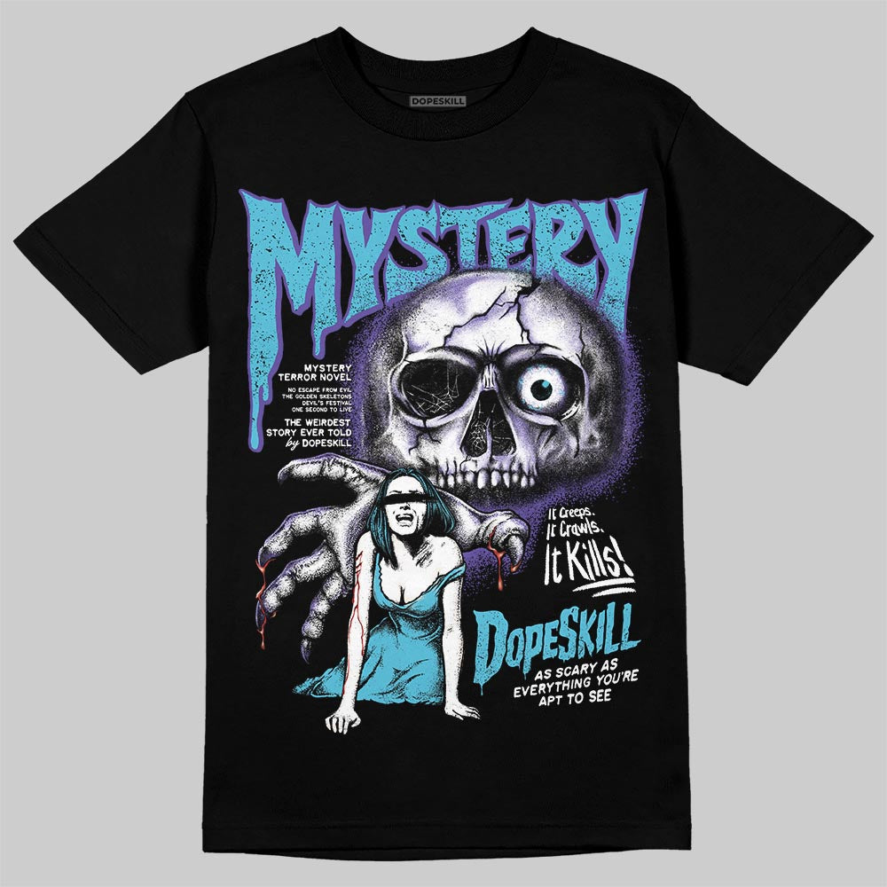 Jordan 8 Retro 'Aqua' 2025 DopeSkill T-Shirt Mystery Ghostly Grasp Graphic Streetwear - Black