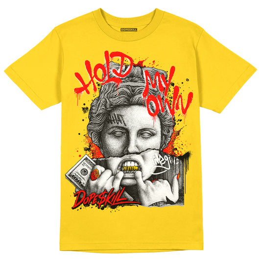 Jordan 6 “Yellow Ochre” DopeSkill Yellow T-shirt Hold My Own Graphic Streetwear