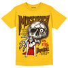 Yellow Sneakers DopeSkill Gold T-shirt Mystery Ghostly Grasp Graphic Streetwear