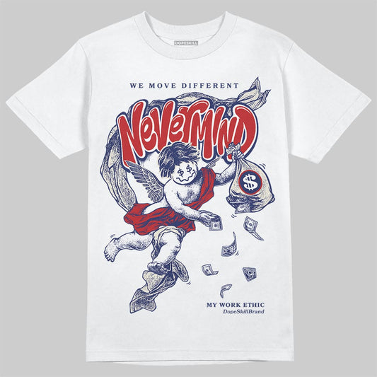 Jordan 11 “Rare Air” DopeSkill T-Shirt Nevermind Graphic Streetwear - White 