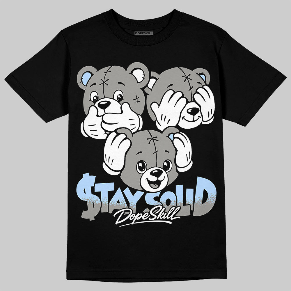 Jordan 5 White Metallic DopeSkill T-Shirt Stay Solid Graphic Streetwear - black