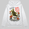 Jordan 4 Thunder DopeSkill Hoodie Sweatshirt Reap What You Sow Graphic Streetwear - White