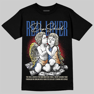 Jordan 17 Retro Low SP Infinite Archives DopeSkill T-Shirt Real Lover Graphic Streetwear - Black