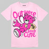 Dunk Triple Pink DopeSkill T-Shirt Out Here Being Cute Graphic Streetwear - Light Pink