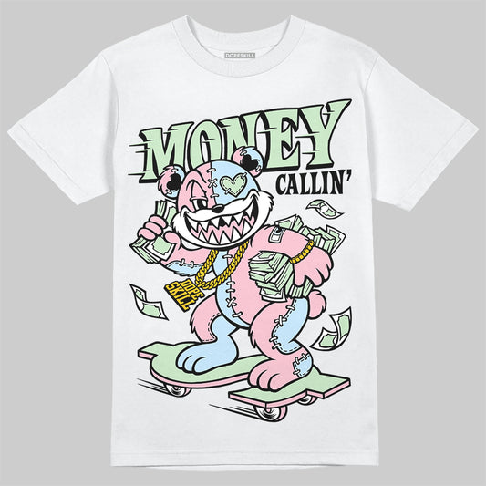 Jordan 4 Retro Valentine's Day (2026) (GS) DopeSkill T-Shirt Money Callin' Graphic Streetwear - White 