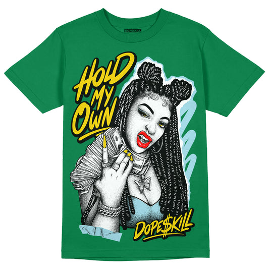 Jordan 5 “Lucky Green” DopeSkill Green T-Shirt New H.M.O Graphic Streetwear
