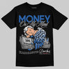 Jordan 3 "True Blue" DopeSkill T-Shirt MOMM Graphic Streetwear - Black