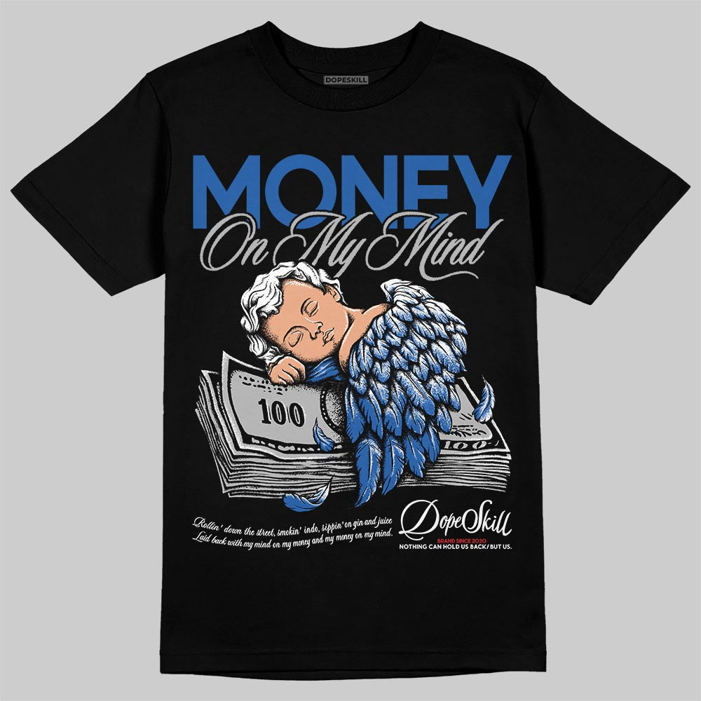 Jordan 3 "True Blue" DopeSkill T-Shirt MOMM Graphic Streetwear - Black