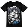 Jordan Spiz’ike Low “White/Obsidian” DopeSkill T-Shirt Money On My Mind Graphic Streetwear - Black