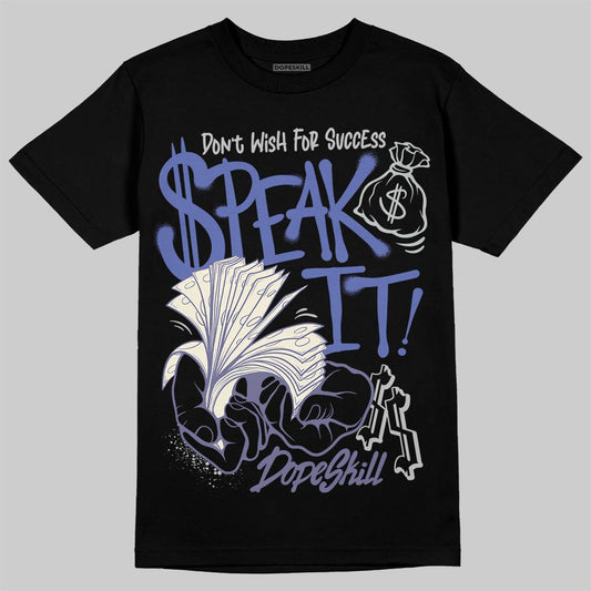 Air Max 90 x Patta Sapphire and Particle Grey DopeSkill T-Shirt Speak It Graphic Streetwear - Black