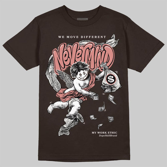 Jordan 1 High OG “Baroque Brown” DopeSkill T-Shirt Nevermind Graphic Streetwear - Dark Chocolate