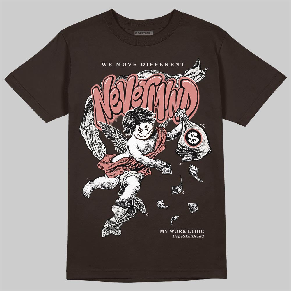Jordan 1 High OG “Baroque Brown” DopeSkill T-Shirt Nevermind Graphic Streetwear - Dark Chocolate