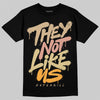 TAN Sneakers DopeSkill T-Shirt They Not Like Us Graphic Streetwear - Black