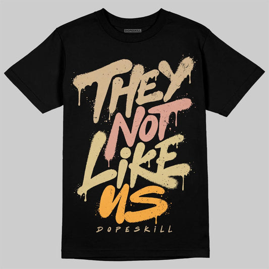 TAN Sneakers DopeSkill T-Shirt They Not Like Us Graphic Streetwear - Black