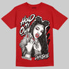 Jordan 5 Retro Fire Red Black Tongue (2025) DopeSkill T-Shirt New H.M.O Graphic Streetwear - Red