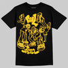 Jordan 4 Retro “Vivid Sulfur” DopeSkill T-Shirt Real Y2K Players Graphic Streetwear - Black