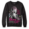 Dunk Low LX Pink Foam DopeSkill Sweatshirt Boys Don't Cry Graphic Streetwear - Black