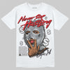 Jordan 12 Black Wolf Grey DopeSkill T-Shirt Never Stop Hustling Graphic Streetwear - White