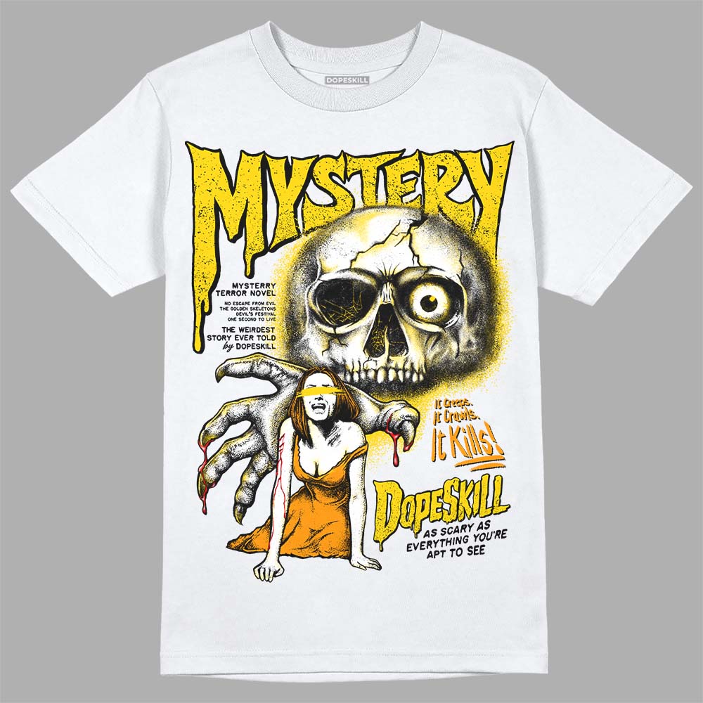 Jordan 6 “Yellow Ochre” DopeSkill T-Shirt Mystery Ghostly Grasp Graphic Streetwear - White 