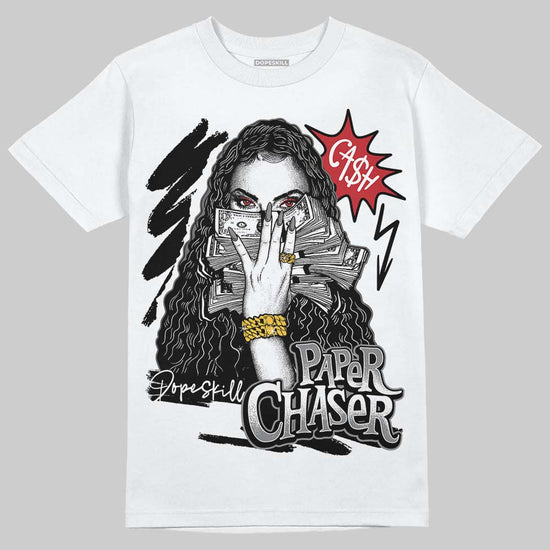 Jordan 4 “Black Cat” (2025) DopeSkill T-Shirt NPC Graphic Streetwear - WHite