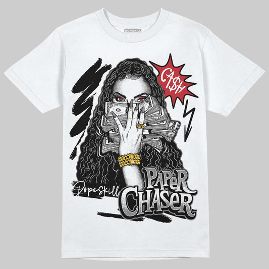 Jordan 4 “Black Cat” (2025) DopeSkill T-Shirt NPC Graphic Streetwear - WHite