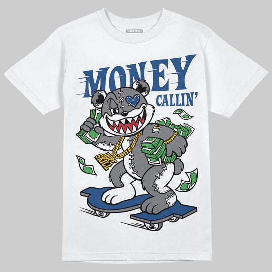 Jordan 9 Retro 'Flint Grey' 2026 DopeSkill T-Shirt Money Callin' Graphic Streetwear - White 