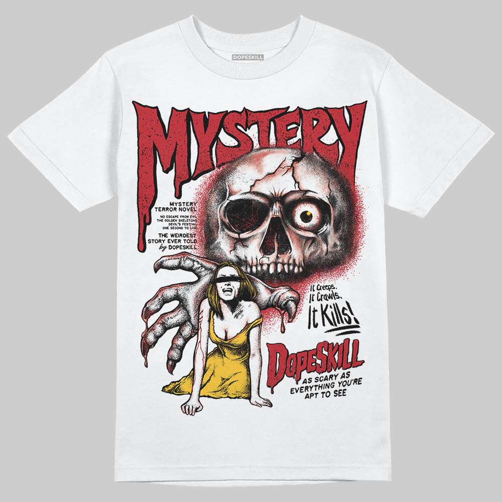 Jordan 14 Retro Ferrari (2025) DopeSkill T-Shirt Mystery Ghostly Grasp Graphic Streetwear - WHite
