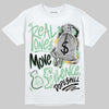 Asics Gel-Kayano 12.1 White/Menthol DopeSkill T-Shirt Real Ones Move In Silence Graphic Streetwear - White 