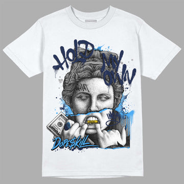 Jordan 3 "Midnight Navy" DopeSkill T-Shirt Hold My Own Graphic Streetwear - White