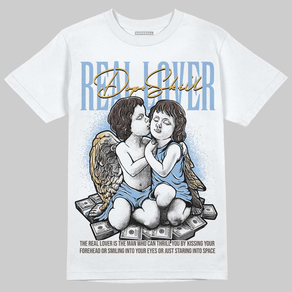 Adidas Handball Spezial ‘Light Blue’ DopeSkill T-Shirt Real Lover Graphic Streetwear - White