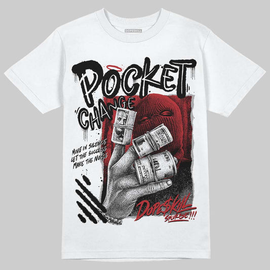 Jordan 14 Golf “Last Shot” DopeSkill T-Shirt Pocket Change Graphic Streetwear - White