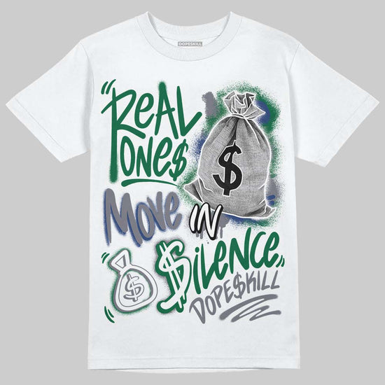 Asics GT-2160 ‘Shamrock Green’ DopeSkill T-Shirt Real Ones Move In Silence Graphic Streetwear - White