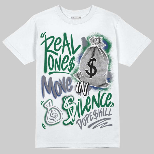 Asics GT-2160 ‘Shamrock Green’ DopeSkill T-Shirt Real Ones Move In Silence Graphic Streetwear - White