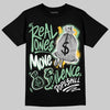 Asics Gel-Kayano 12.1 White/Menthol DopeSkill T-Shirt Real Ones Move In Silence Graphic Streetwear - Black